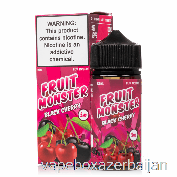 Vape Box Azerbaijan Black Cherry - Fruit Monster - 100mL 6mg